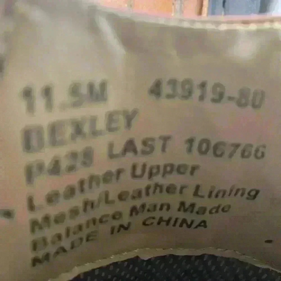 DREW Bexley tan tumbled leather nappa Sz 11.5 M - Picture 6 of 6